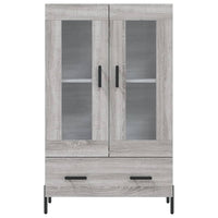 Credenza Grigio Sonoma 69,5x31x115 cm in Legno Multistrato 828314