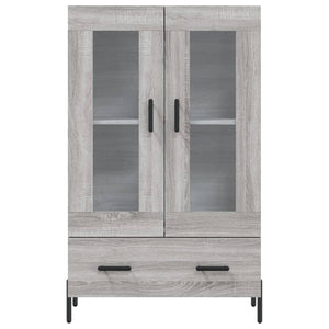 Credenza Grigio Sonoma 69,5x31x115 cm in Legno Multistrato 828314