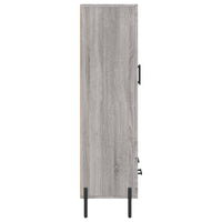 Credenza Grigio Sonoma 69,5x31x115 cm in Legno Multistrato 828314