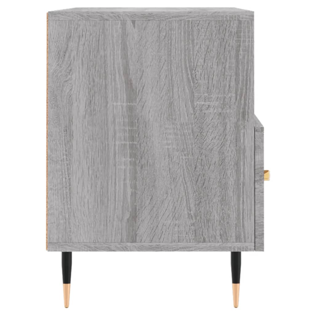 Mobile Porta TV Grigio Sonoma 80x36x50 cm in Legno Multistrato 828954