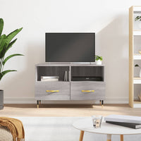 Mobile Porta TV Grigio Sonoma 80x36x50 cm in Legno Multistrato 828954