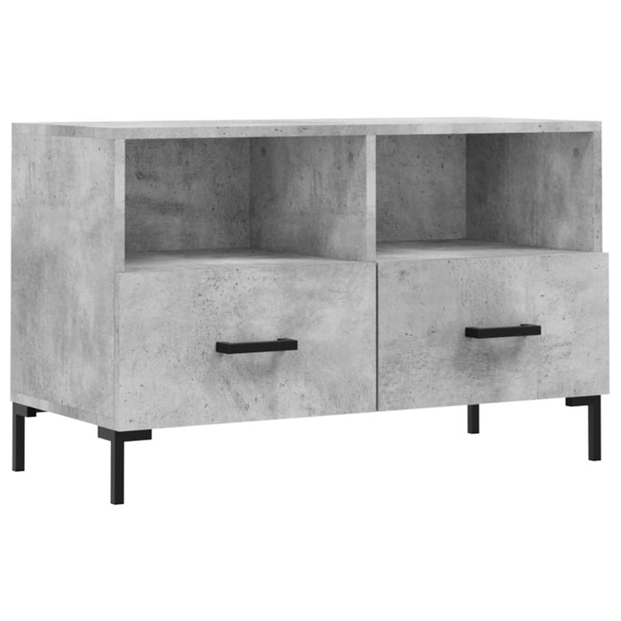 Mobile per TV Grigio Cemento 80x36x50 cm Legno Multistrato 828976