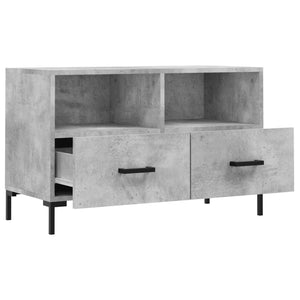 Mobile per TV Grigio Cemento 80x36x50 cm Legno Multistrato 828976