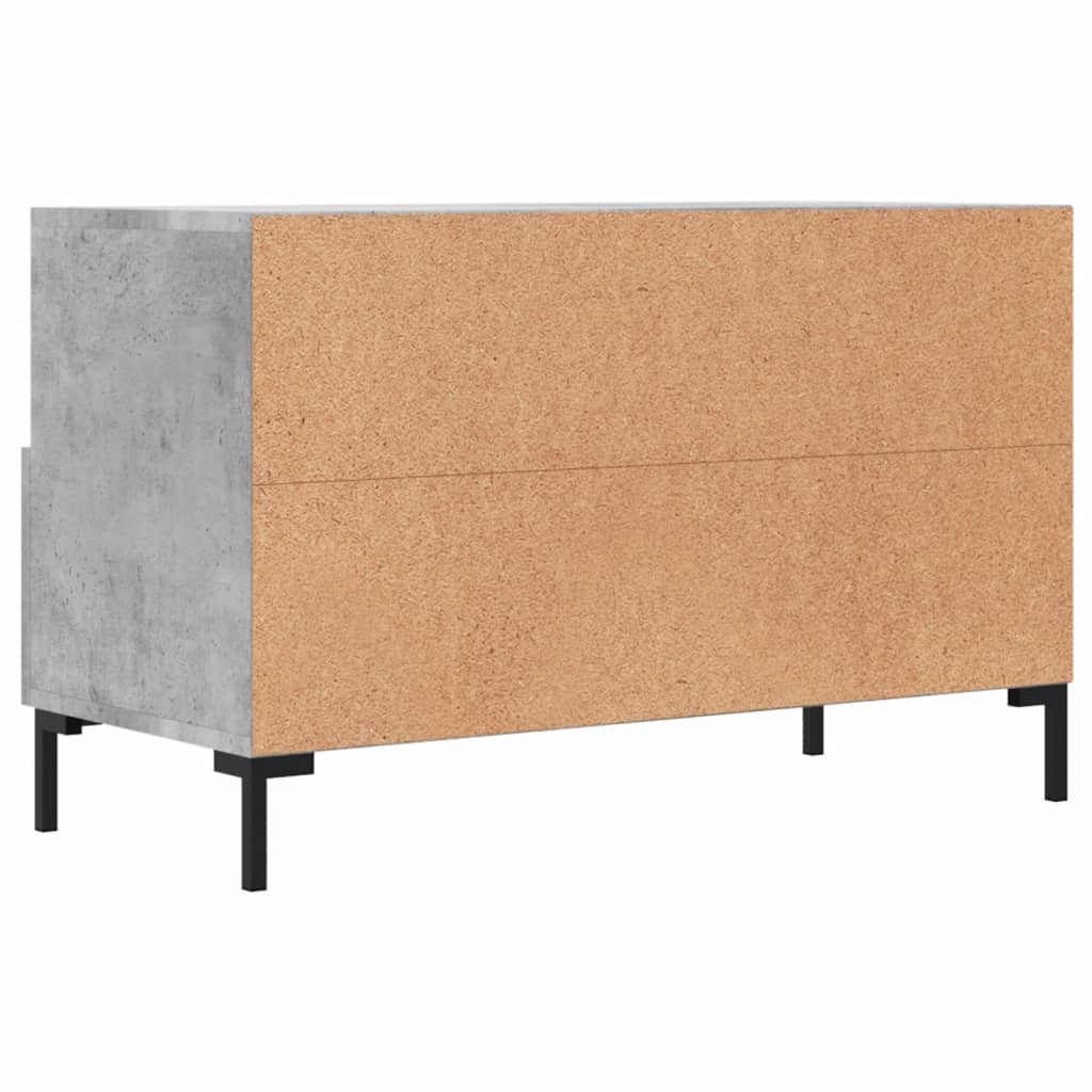 Mobile per TV Grigio Cemento 80x36x50 cm Legno Multistrato 828976