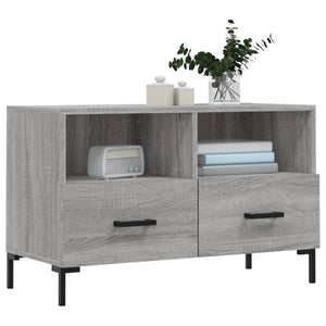 Mobile Porta TV Grigio Sonoma 80x36x50 cm in Legno Multistratocod mxl 104810