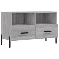 Mobile Porta TV Grigio Sonoma 80x36x50 cm in Legno Multistrato 828986