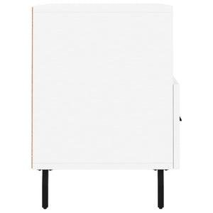 Mobile Porta TV Bianco 80x36x50 cm in Legno Multistrato 828988