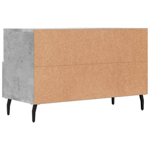 Mobile per TV Grigio Cemento 80x36x50 cm Legno Multistrato 828992