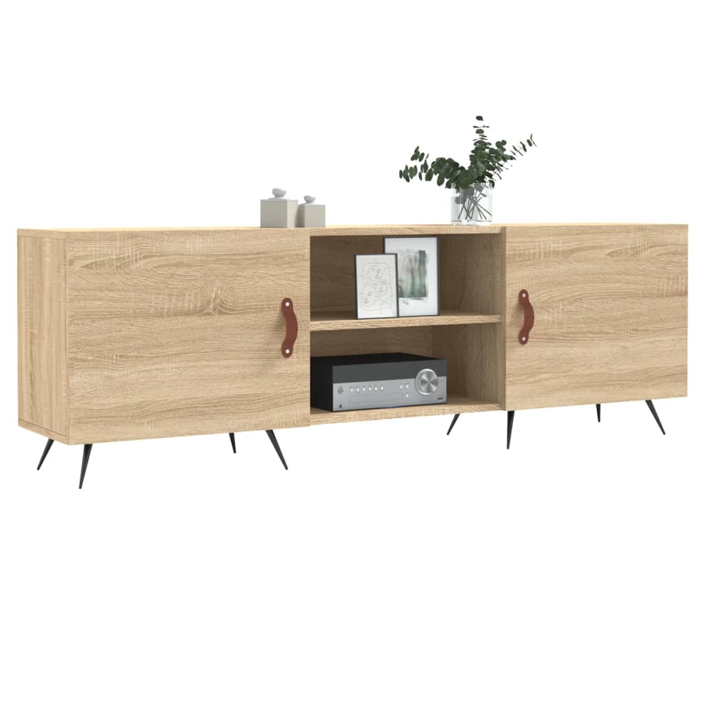 Mobile Porta TV Rovere Sonoma 150x30x50 cm in Legno Multistrato 829071