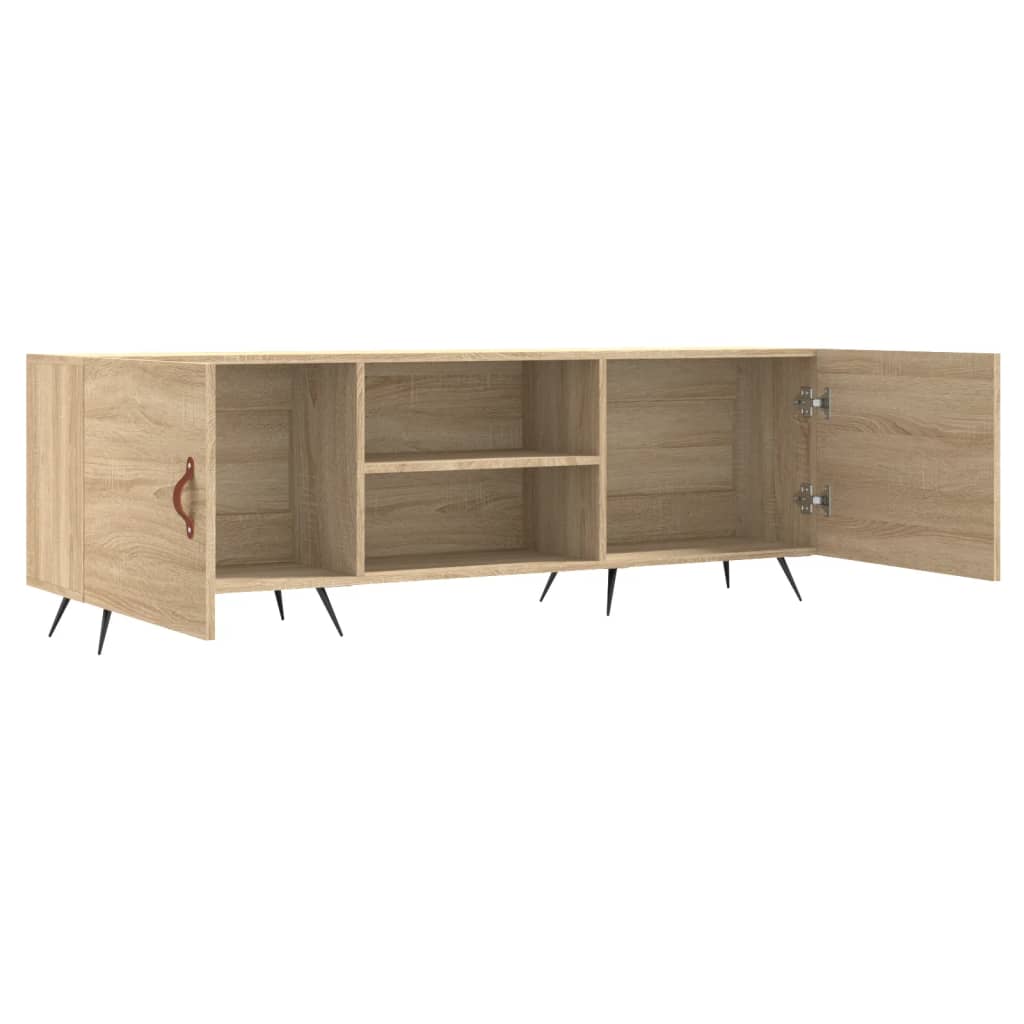 Mobile Porta TV Rovere Sonoma 150x30x50 cm in Legno Multistrato 829071