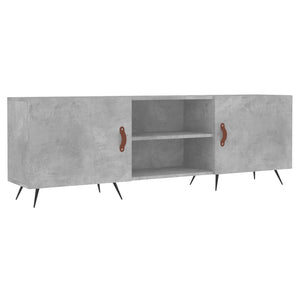 Mobile Porta TV Grigio Cemento 150x30x50cm in Legno Multistrato 829072