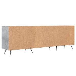 Mobile Porta TV Grigio Cemento 150x30x50cm in Legno Multistrato 829072