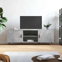 Mobile Porta TV Grigio Cemento 150x30x50cm in Legno Multistrato 829072