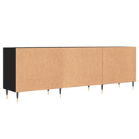 Mobile Porta TV Nero 150x30x50 cm in Legno Multistrato 829077