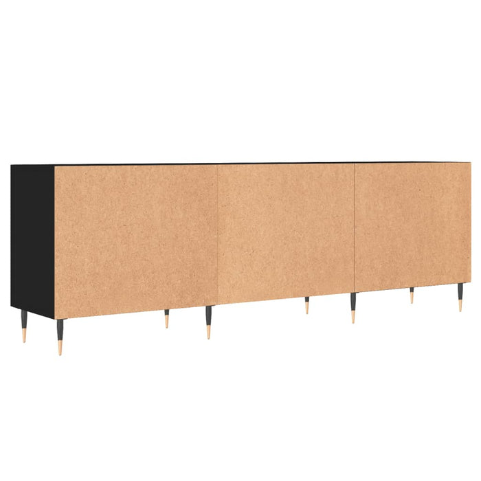 Mobile Porta TV Nero 150x30x50 cm in Legno Multistrato 829077