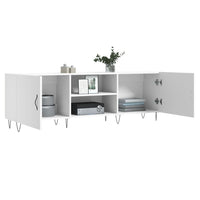 Mobile Porta TV Bianco 150x30x50 cm in Legno Multistrato 829092