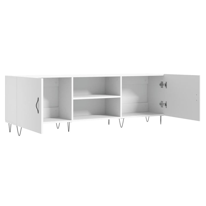 Mobile Porta TV Bianco 150x30x50 cm in Legno Multistrato 829092