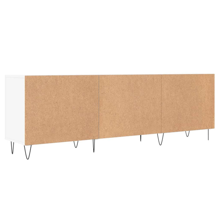 Mobile Porta TV Bianco 150x30x50 cm in Legno Multistrato 829092