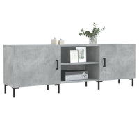 Mobile Porta TV Grigio Cemento 150x30x50cm in Legno Multistrato 829104