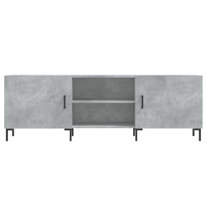 Mobile Porta TV Grigio Cemento 150x30x50cm in Legno Multistrato 829104