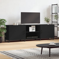 Mobile Porta TV Nero 150x30x50 cm in Legno Multistratocod mxl 79319