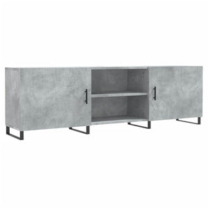 Mobile Porta TV Grigio Cemento 150x30x50cm in Legno Multistrato 829120