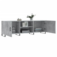 Mobile Porta TV Grigio Cemento 150x30x50cm in Legno Multistrato 829120