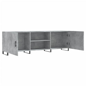 Mobile Porta TV Grigio Cemento 150x30x50cm in Legno Multistrato 829120