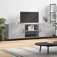 Mobile Porta TV Grigio Cemento 150x30x50cm in Legno Multistratocod mxl 80107