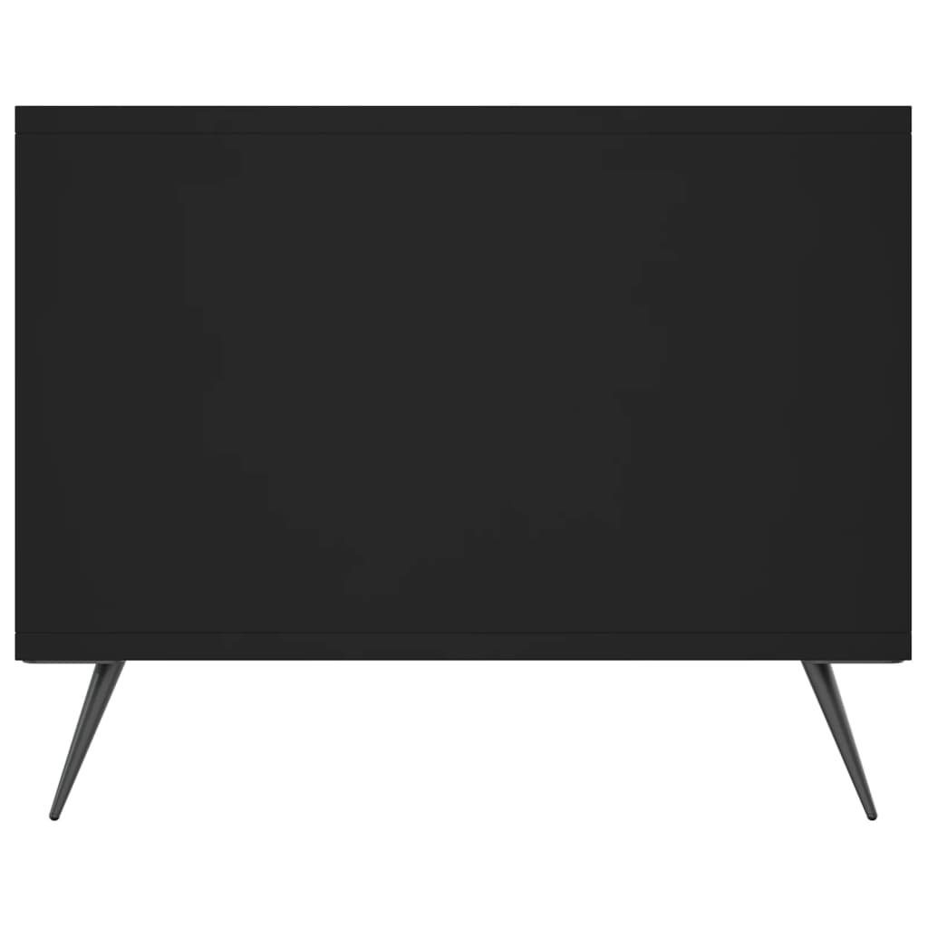 Tavolino da Salotto Nero 102x50x40 cm in Legno Multistrato 829269