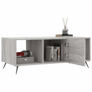 Tavolino da Salotto Grigio Sonoma 102x50x40cm Legno Multistrato 829274