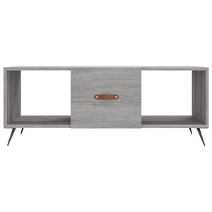 Tavolino da Salotto Grigio Sonoma 102x50x40cm Legno Multistrato 829274