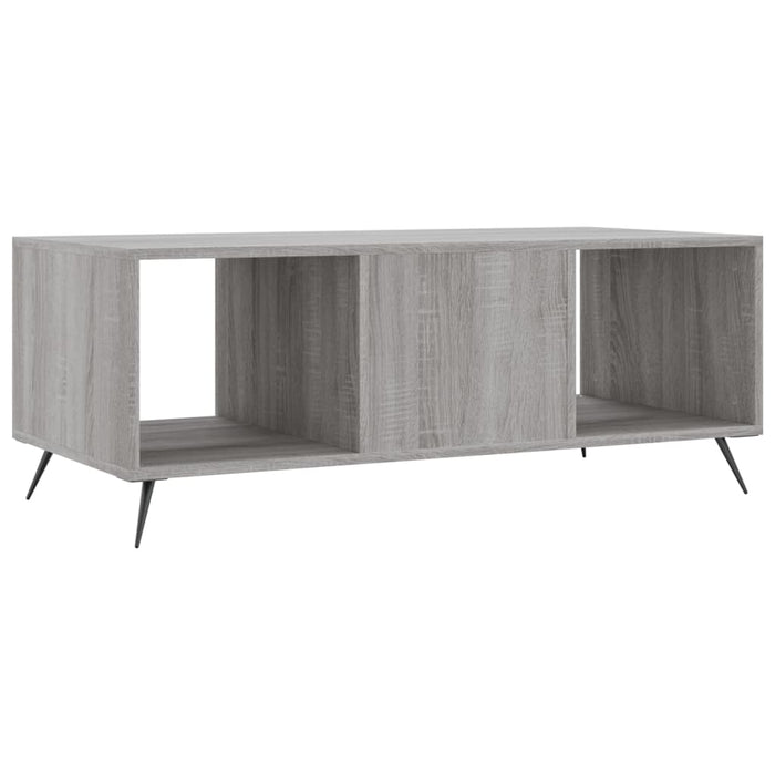 Tavolino da Salotto Grigio Sonoma 102x50x40cm Legno Multistrato 829274