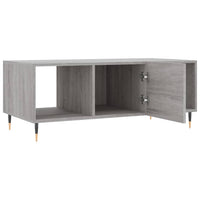 Tavolino da Salotto Grigio Sonoma 102x50x40cm Legno Multistrato 829282