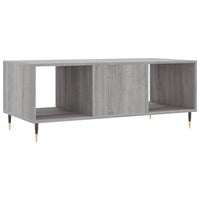 Tavolino da Salotto Grigio Sonoma 102x50x40cm Legno Multistrato 829282