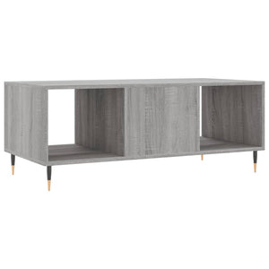 Tavolino da Salotto Grigio Sonoma 102x50x40cm Legno Multistrato 829282