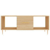 Tavolino da Salotto Rovere Sonoma 102x50x40cm Legno Multistrato 829287