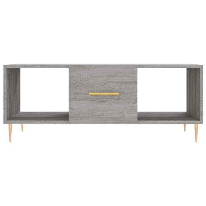 Tavolino da Salotto Grigio Sonoma 102x50x40cm Legno Multistrato 829290