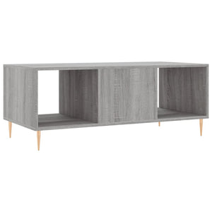 Tavolino da Salotto Grigio Sonoma 102x50x40cm Legno Multistrato 829290