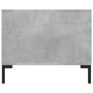 Tavolino Salotto Grigio Cemento 102x50x40 cm Legno Multistrato 829304