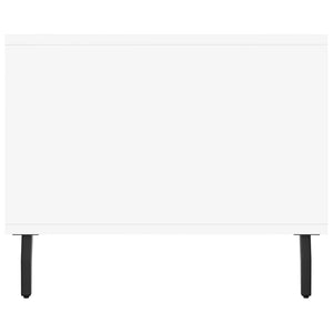 Tavolino da Salotto Bianco 102x50x40 cm in Legno Multistrato 829316