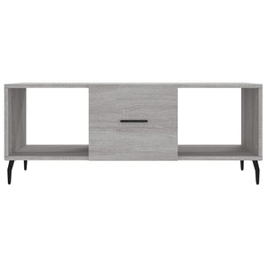 Tavolino da Salotto Grigio Sonoma 102x50x40cm Legno Multistrato 829322