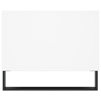 Tavolino da Salotto Bianco 102x50x40 cm in Legno Multistrato 829324