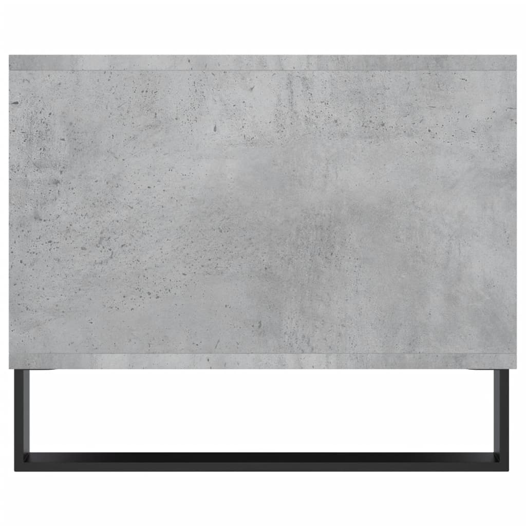 Tavolino Salotto Grigio Cemento 102x50x40 cm Legno Multistrato 829328