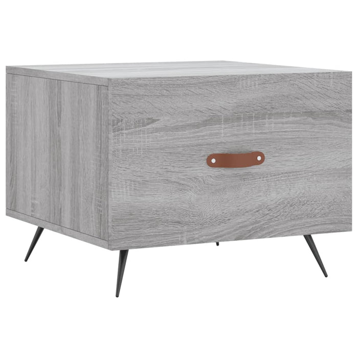 Tavolino da Salotto Grigio Sonoma 50x50x40 cm Legno Multistratocod mxl 129480