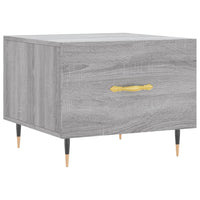 Tavolino da Salotto Grigio Sonoma 50x50x40 cm Legno Multistrato 829360