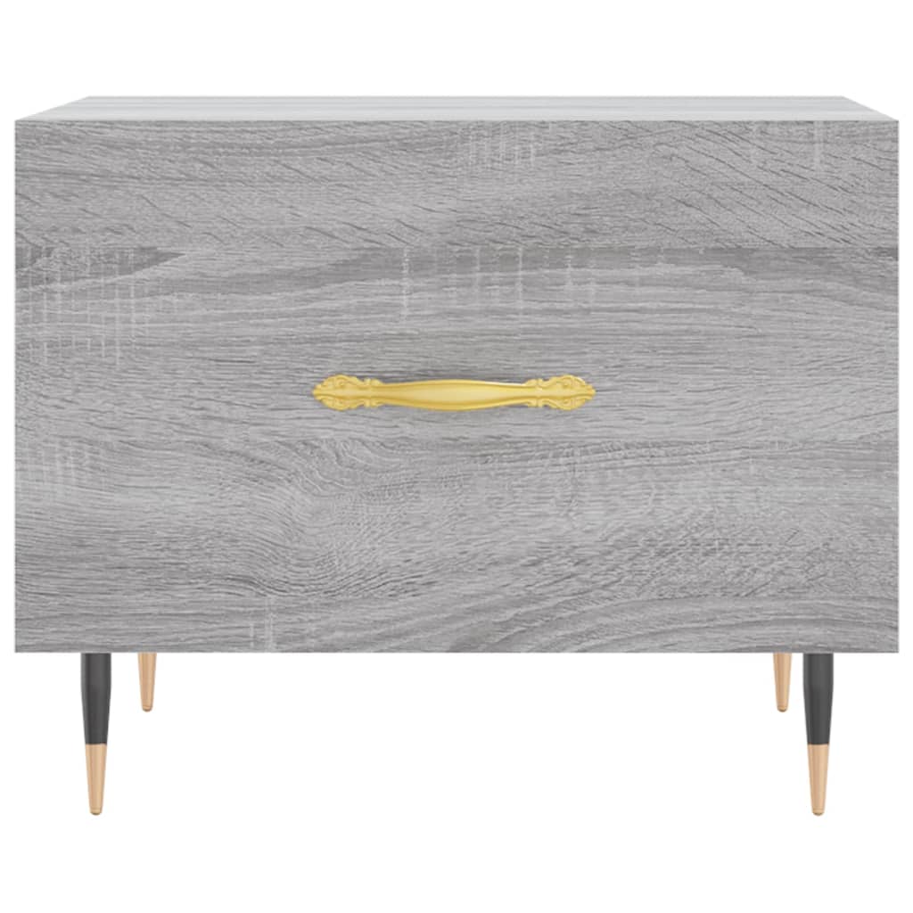 Tavolino da Salotto Grigio Sonoma 50x50x40 cm Legno Multistrato 829360