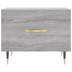 Tavolino da Salotto Grigio Sonoma 50x50x40 cm Legno Multistrato 829360