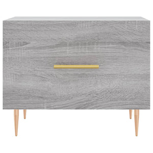 Tavolino da Salotto Grigio Sonoma 50x50x40 cm Legno Multistrato 829376