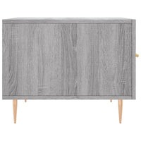 Tavolino da Salotto Grigio Sonoma 50x50x40 cm Legno Multistrato 829376